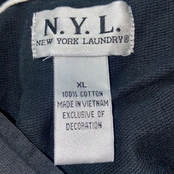 N.Y.L NEW YORK LAUNDRY 💯 COTTON SWEATER SIZE XL - Picture 6 of 12